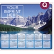Ultra Thin Calendar Mouse Pads w/ Stock Background - Mountain Lake